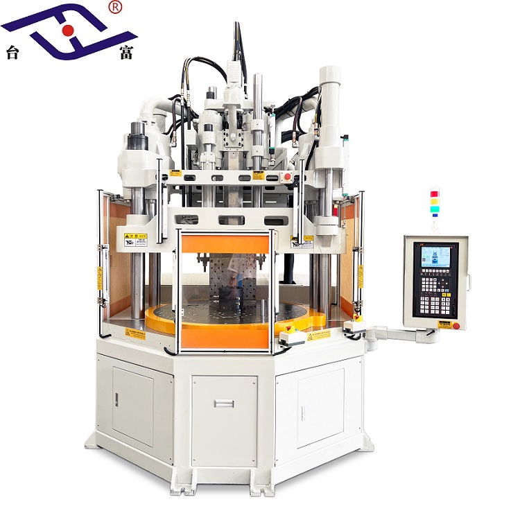 低工作臺(tái)注塑機(jī)三工位轉(zhuǎn)盤注塑機(jī) 低工作臺(tái)注塑機(jī)三工位轉(zhuǎn)盤注塑機(jī)